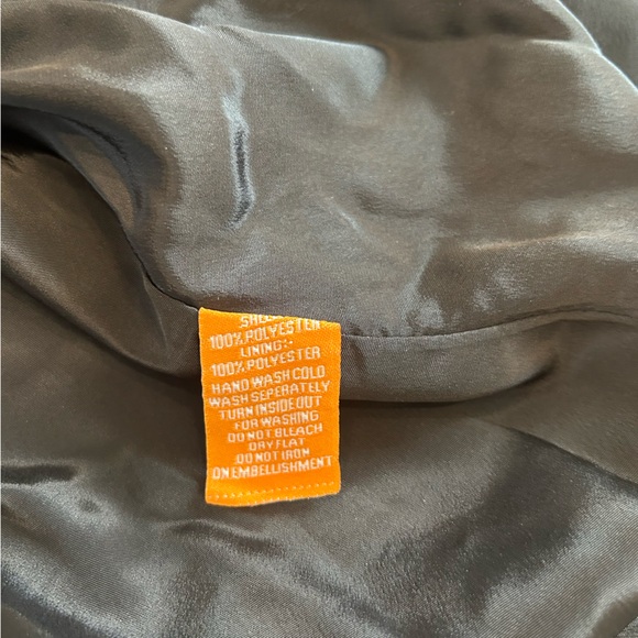 Oliphant Short Ruffle Tier Disco Mirrored Sequins Dress - Picture 5 of 6